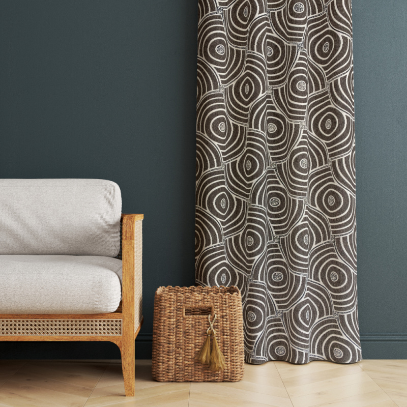 Ervi gobelínový termo závěs - Cin 199 - bílá káva