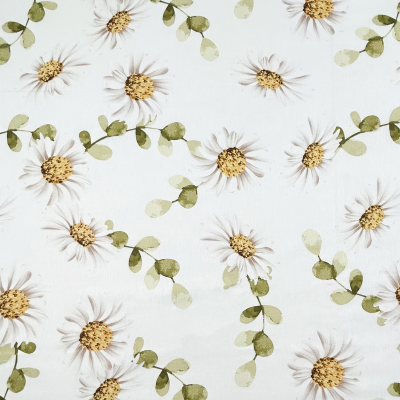 Ervi Bavlněná látka/plátno š.240cm - Kouzlo heřmánek - 29666-11, metráž