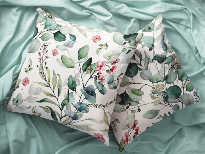 Ervi Saténový povlak na polštář DELUXE - Přírodní harmonie