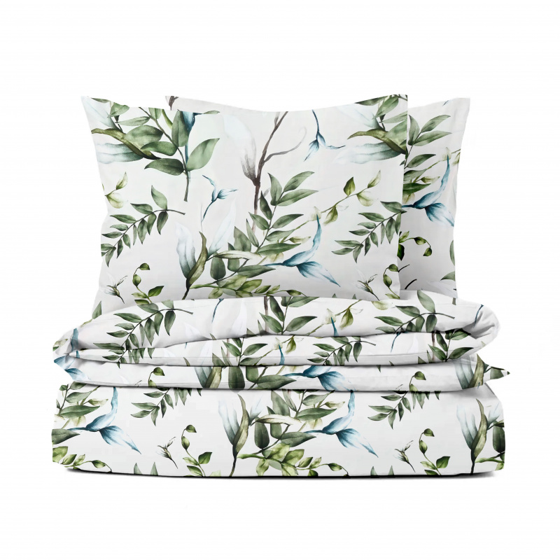 Ervi Bavlněné Saténové povlečení DELUXE - Přírodní dotek