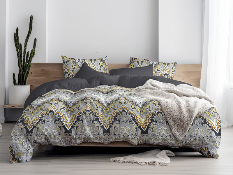 Ervi bavlněné povlečení oboustranné - Tisíc a jedna noc/černé