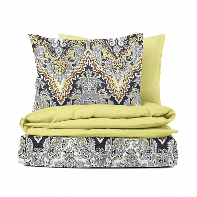 Ervi bavlněné povlečení oboustranné - Tisíc a jedna noc/žluté
