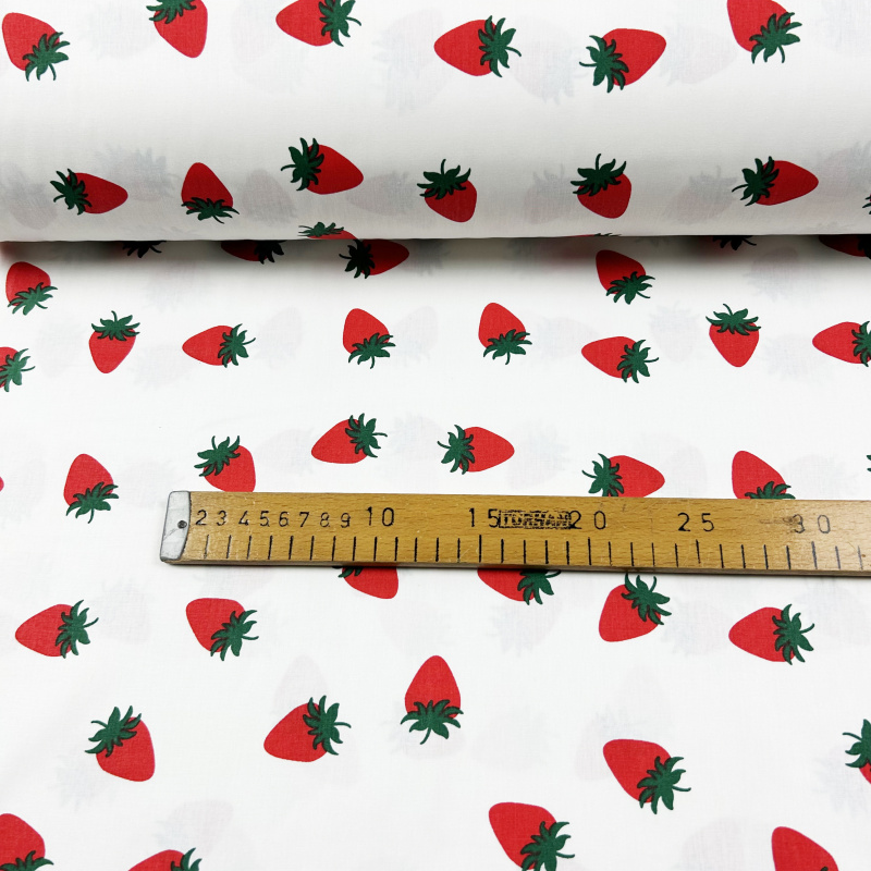 Ervi Bavlněná látka/plátno š.240cm - Jahodové pole - 30313-2, metráž