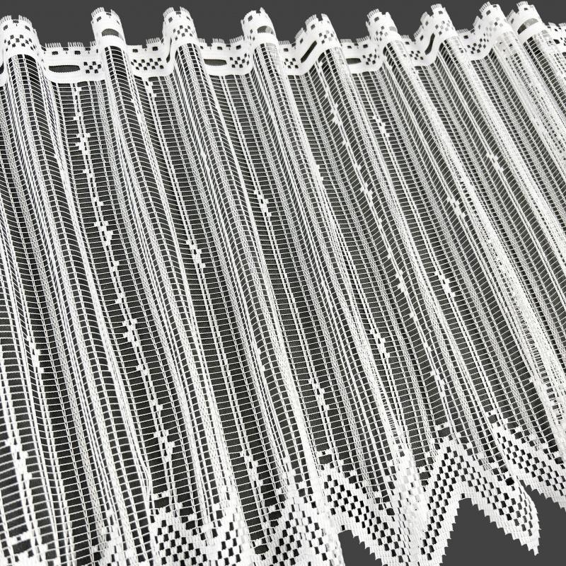 Vitrážová žakárová záclona 189 - výška 40 cm , metráž