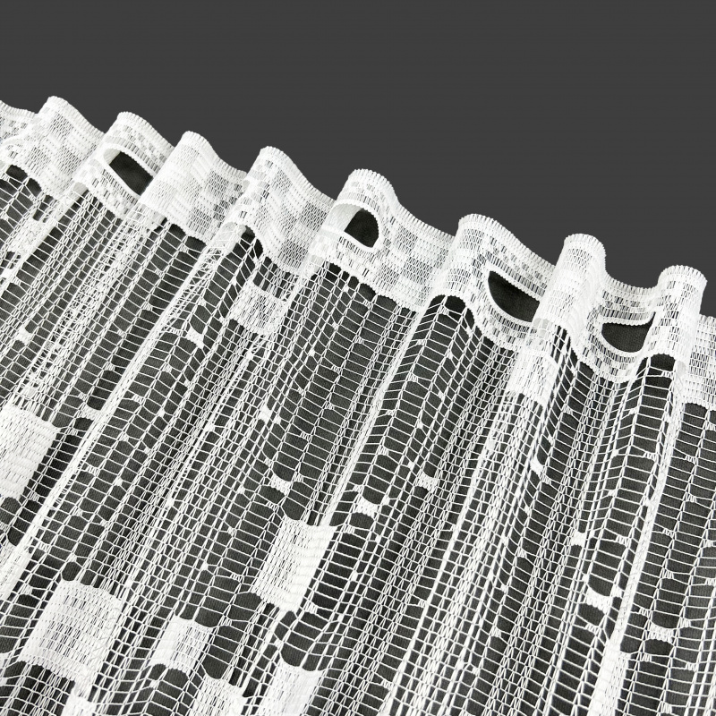 Vitrážová žakárová záclona 185 - výška 40 cm , metráž