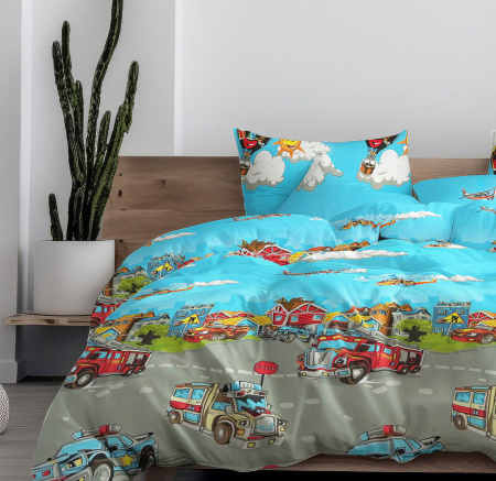 Ervi Bavlněné povlečení - Pohádkový svět města