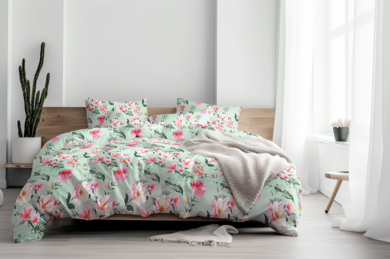 Ervi Bavlněné povlečení - Magnolia a lilia