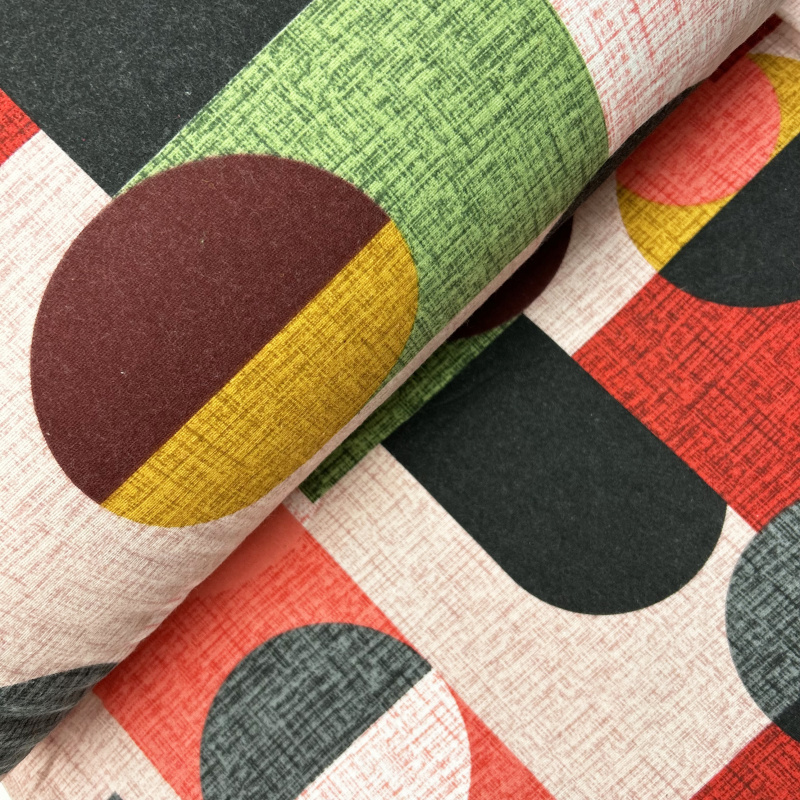 Ervi bavlna flanel š.240cm Abstraktní kompozice - 26718-2, metraz