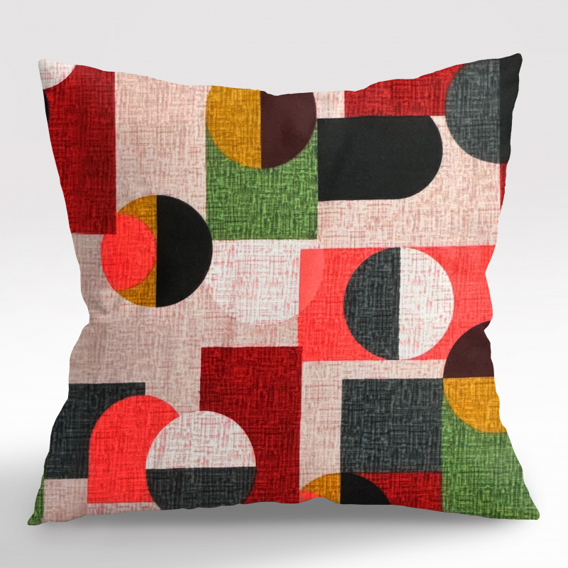 Ervi povlak na polštář FLANELOVÝ - Abstraktní kompozice