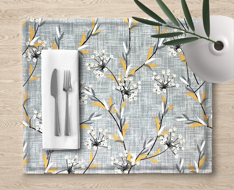 #Ervi bavlněné prostírání na stůl - luční květiny 35 x 45 cm
