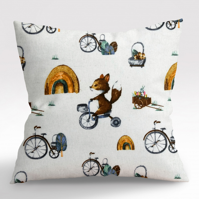 Ervi povlak na polštář FLANELOVÝ - liška