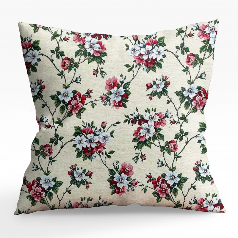 Ervi povlak na polštář Gobelínový - Květinová poezie