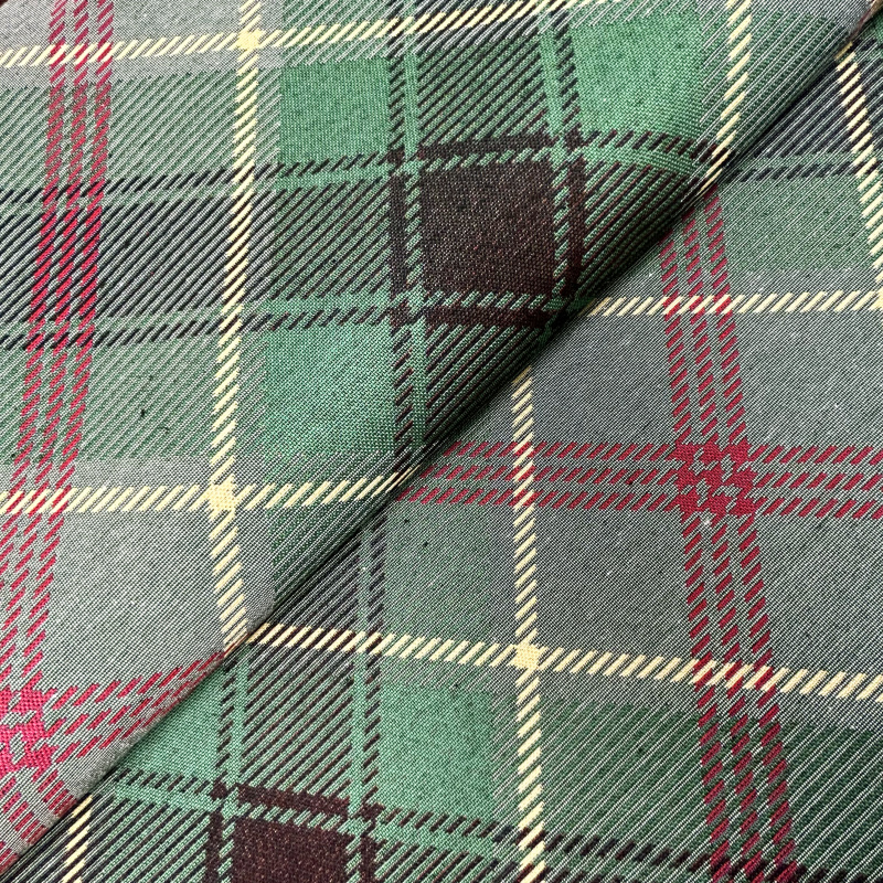 Ervi Gobelínový ubrus na stůl obdélníkový - Tradiční zelený tartan