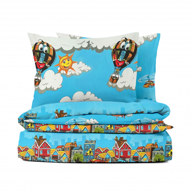 Ervi dětské Bavlněné povlečení - Pohádkový svět města