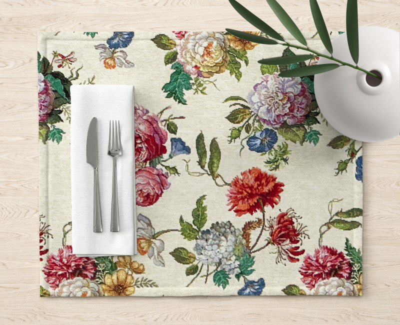 Ervi Gobelínové prostírání na stůl - Ráj květin