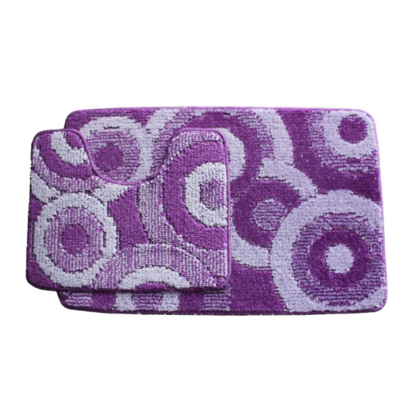 Koupelnová předložka fialová CLC Comfort,2 set