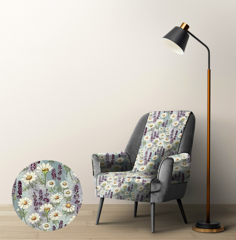 Ervi Gobelínový přehoz na křeslo - Kouzlo levandule a heřmánku