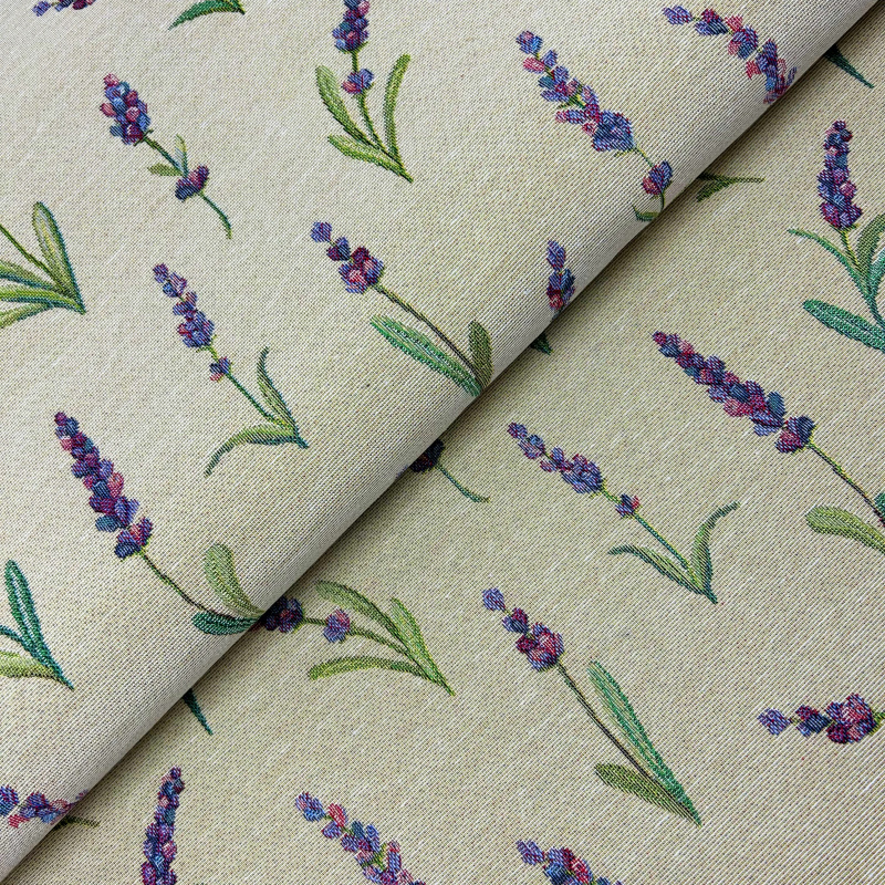 280cm Dekorační/potahová Gobelínová látka šířka - Levandulová elegance