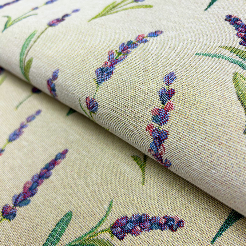 280cm Dekorační/potahová Gobelínová látka šířka - Levandulová elegance