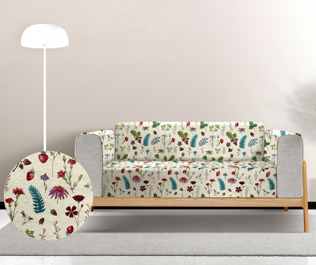 Ervi Gobelínový  přehoz na sedačku/postel - Lesní sen