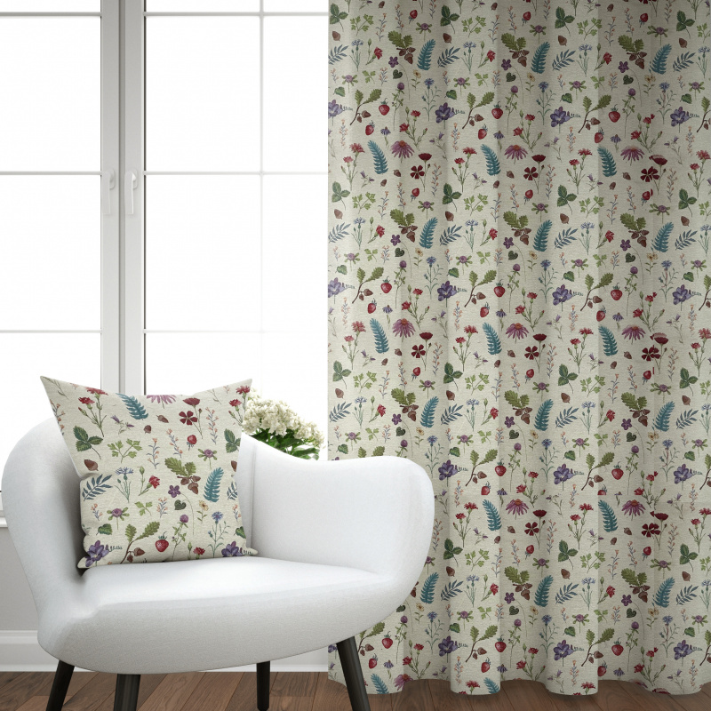 Ervi Gobelínový zatemňovací termo závěs - Lesní sen