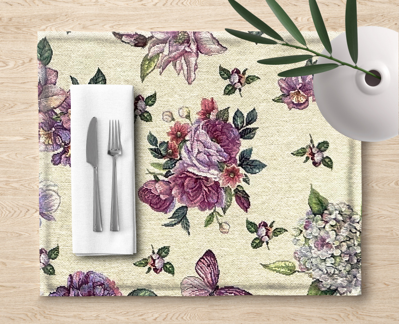 Ervi Gobelínové prostírání na stůl - Květinová harmonie