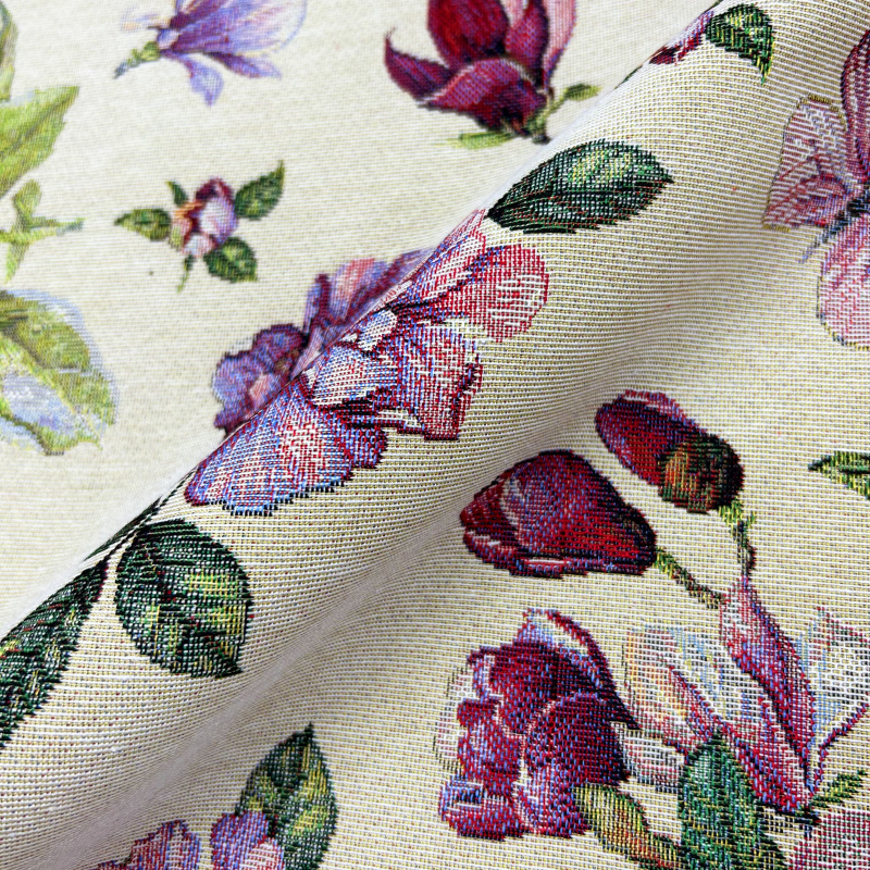 Ervi Gobelínový  přehoz na sedačku/postel - Květinová harmonie