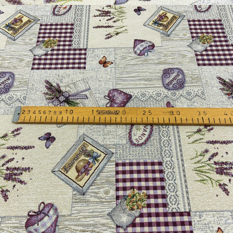 Ervi Gobelínový ubrus na stůl kulatý - Provensálská olivka zelené - kopie