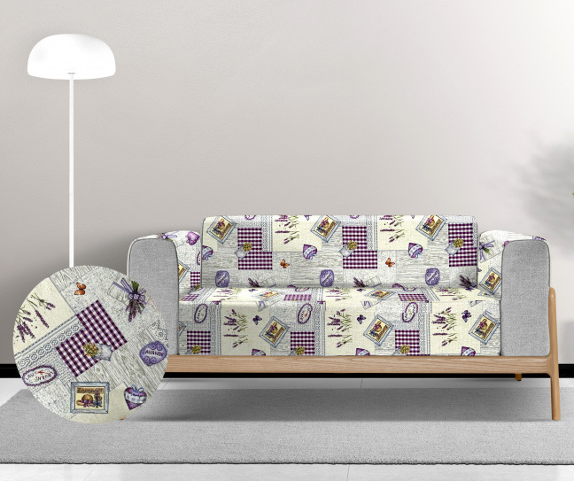 Ervi Gobelínový  přehoz na sedačku/postel - Provensálský sen