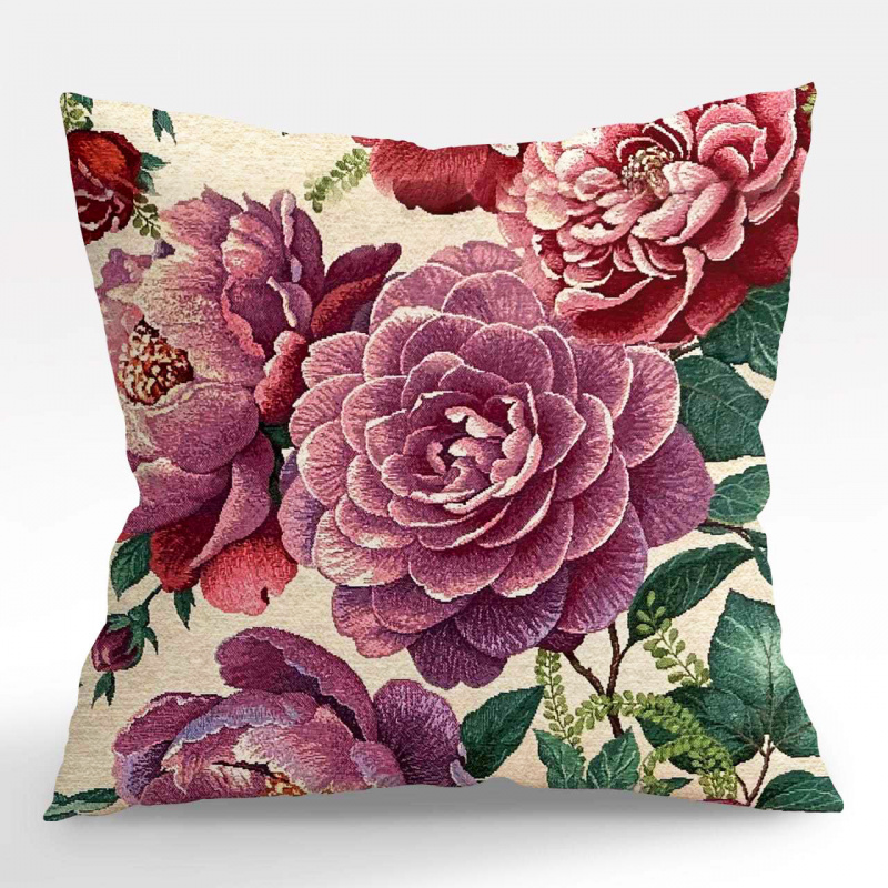 Ervi povlak na polštář Gobelínový - Magie růží