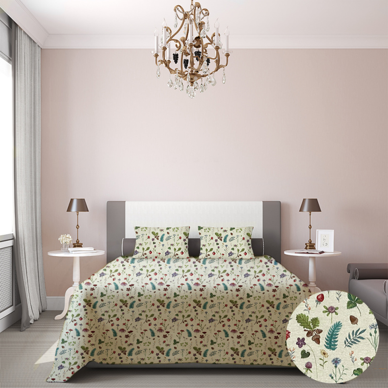 Ervi Gobelínový přehoz na postel jednolůžko/dvoulůžko - Lesní sen