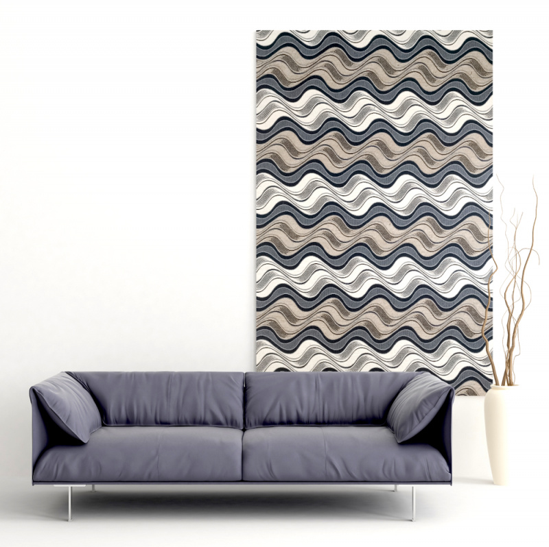 Ervi nástěnný gobelín Nehir béžový