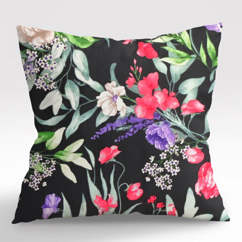 Ervi povlak na polštář Bavlněný - Květinová elegance 2