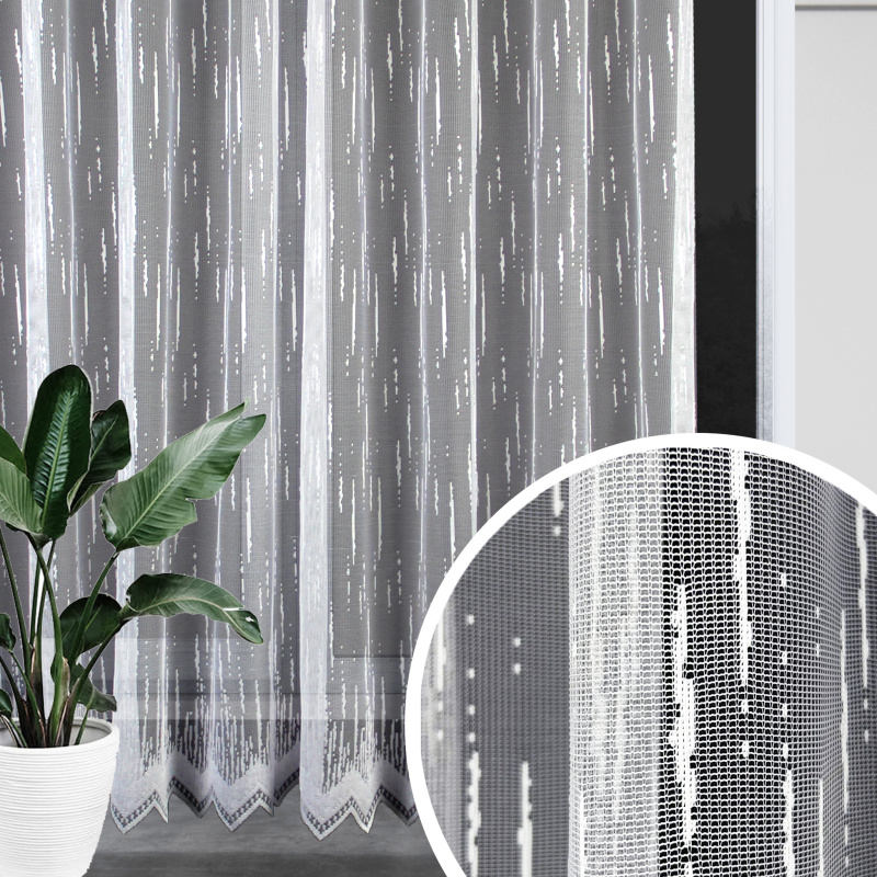 Ervi žakárová hotová záclona s řasící páskou - 7002 (různé velikosti)