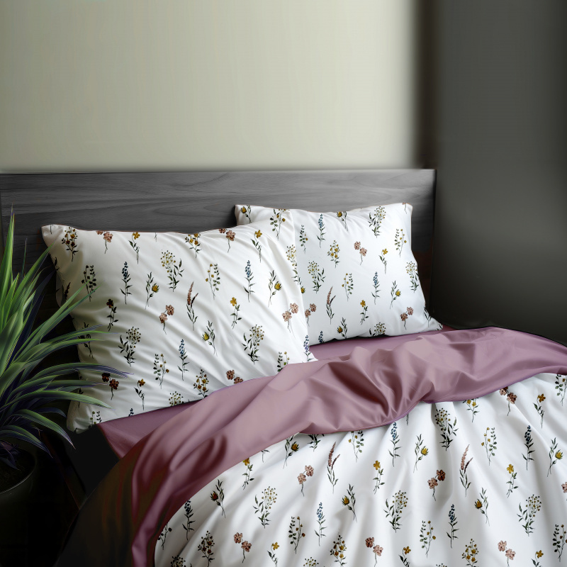 Ervi Bavlněné povlečení oboustranné - Rozkvetlá louka