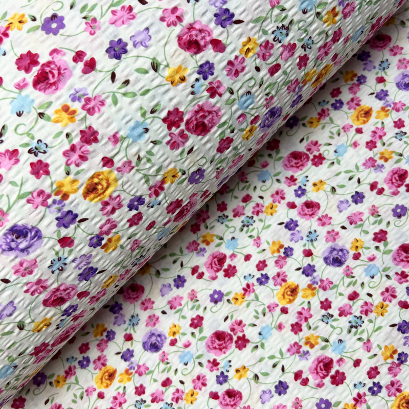 Ervi bavlna - Krep š.240 cm - Květinový ráj č.26685-1, metráž