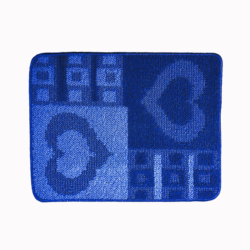 WC koupelnová předložka Srdcovka modrá Comfort, 40 x 50 cm