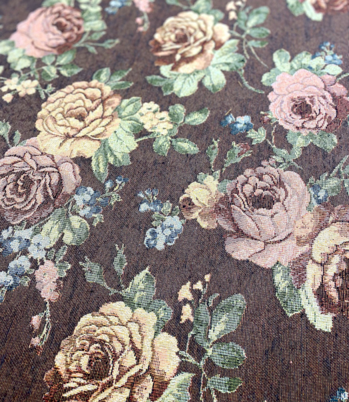 Ervi gobelínový  přehoz na sedačku/postel - Gold hnědý