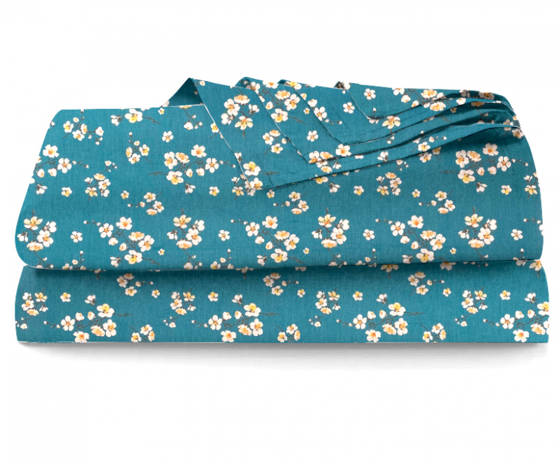 Ervi bavlněné prostěradlo Třešňový květ