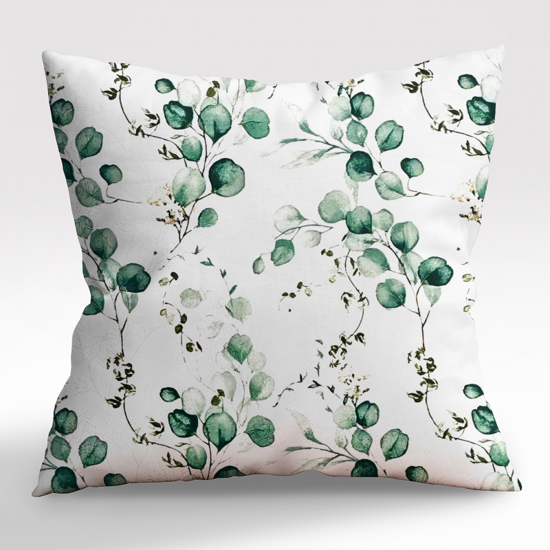 Ervi povlak na polštář Bavlněný - Eukalyptový dotek