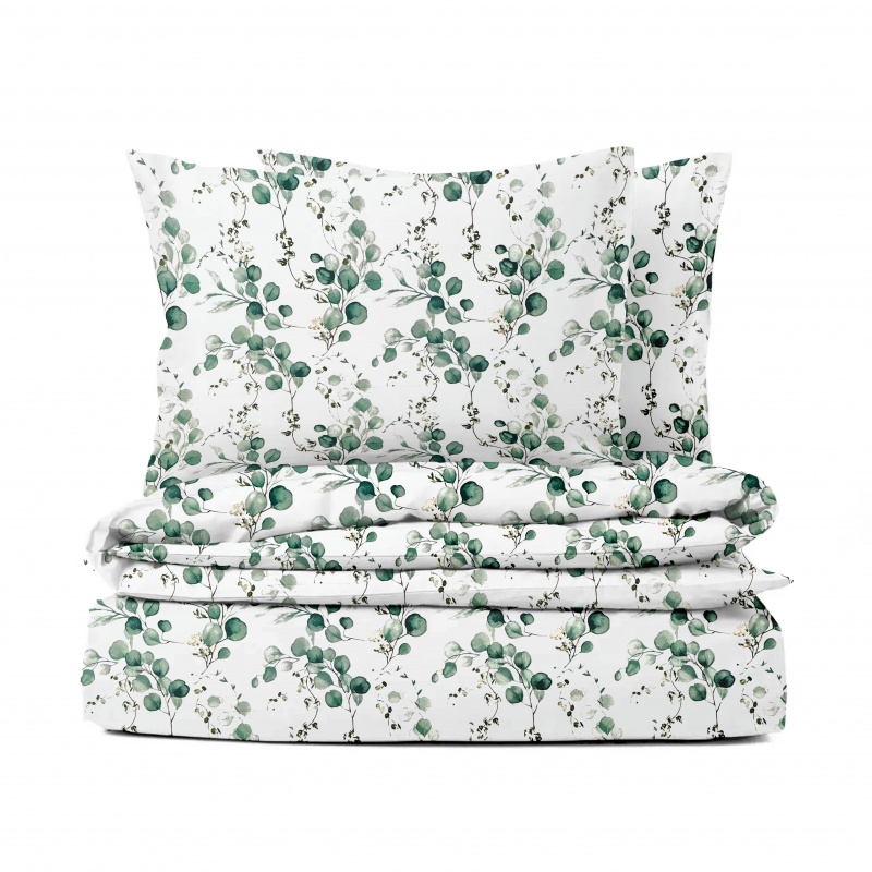 Ervi Bavlněné povlečení - Eukalyptový dotek