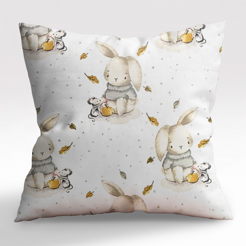 Ervi povlak na polštář Bavlněný - Zaječí pohádka