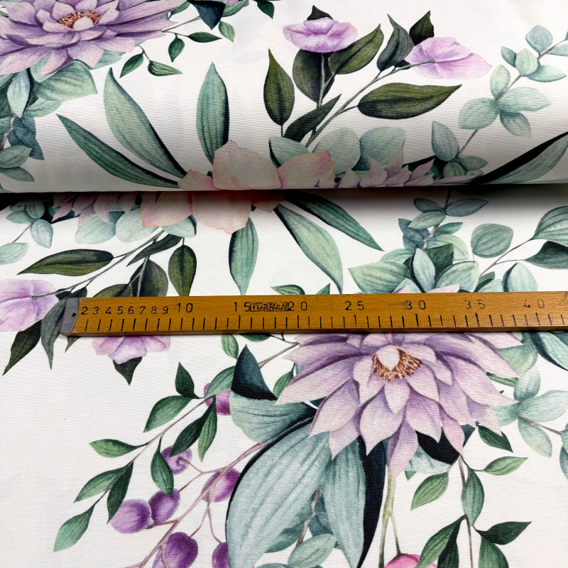 Ervi Teflonová látka Royal Lux š.180 cm - Jarní akvarel, metráž