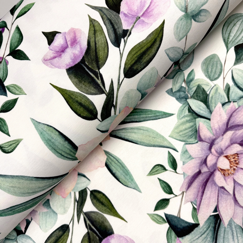 Ervi Teflonová látka Royal Lux š.180 cm - Jarní akvarel, metráž