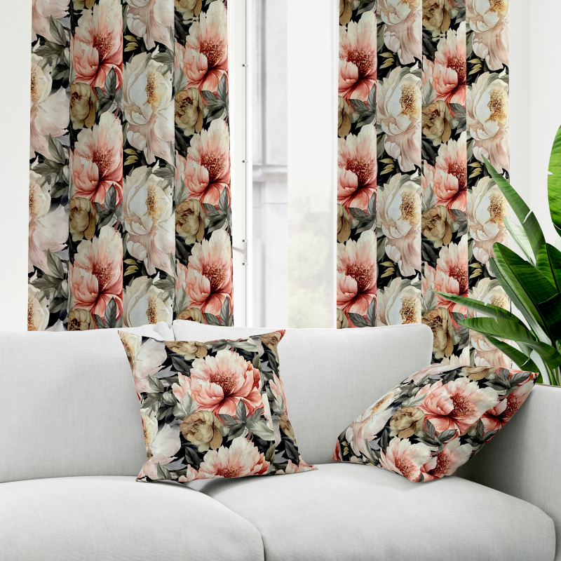 Ervi dekorační závěs Royal Lux - Pivoňkové kouzlo