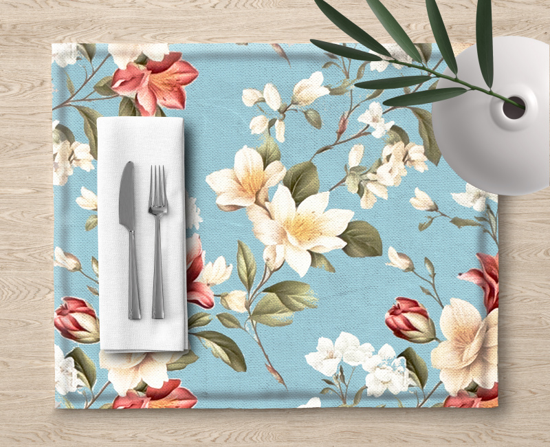 Ervi Teflonové prostírání na stůl Royal Lux -  Jarní rozkvět