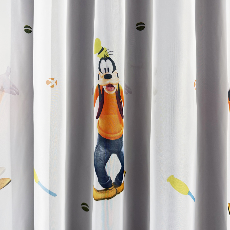 Ervi dětská voálová záclona s olůvkem - Goofy 10158