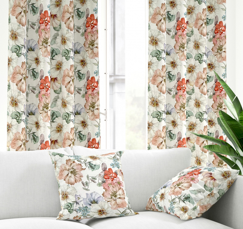 Ervi dekorační závěs Royal Lux - Pastelový ráj