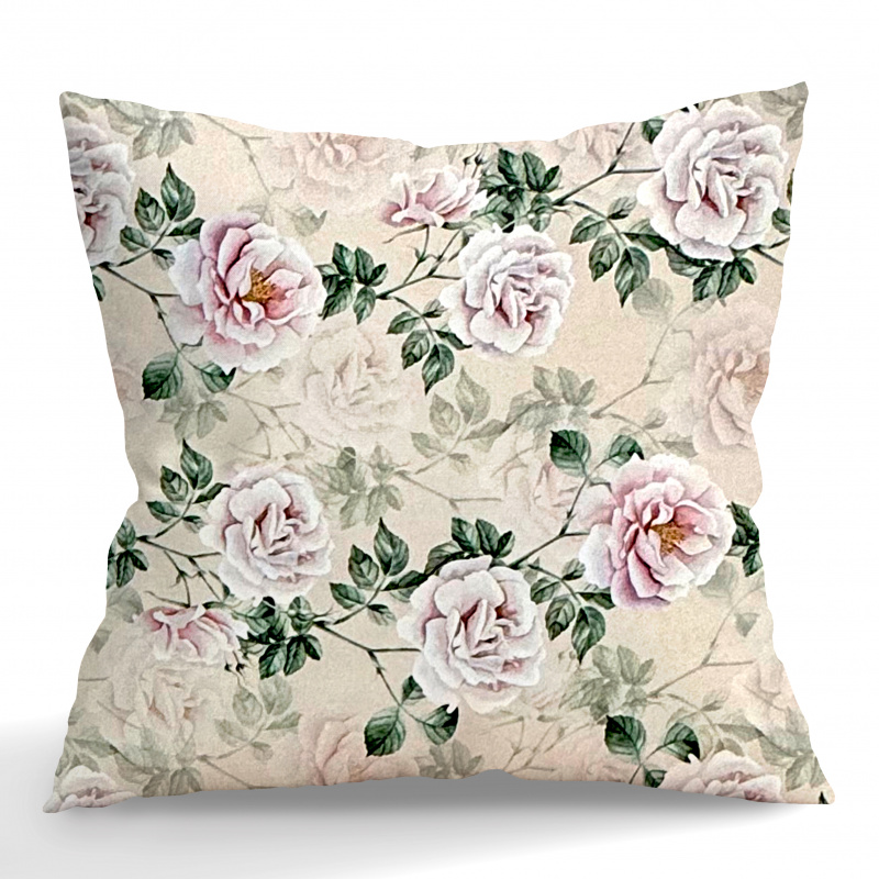 Ervi povlak na polštář dekorační Royal Lux - Růžový sen