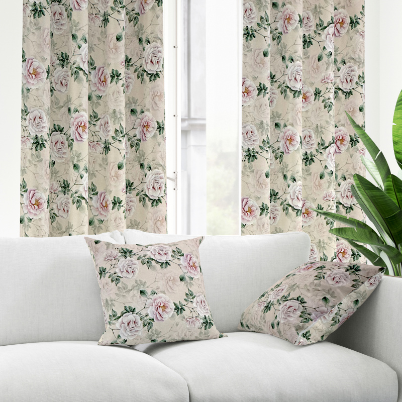 Ervi dekorační závěs Royal Lux - Růžový sen